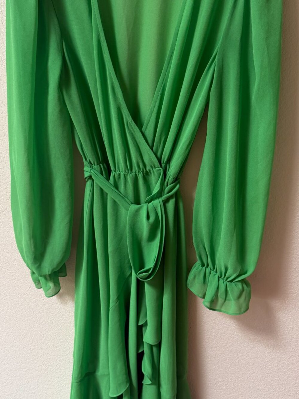 LPA Emerald Green Ruffle Duster | Revolve | Size Medium - Picture 7 of 7